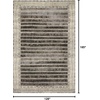 image:imageLoloi Mika MIK11 Ant Ivory IndoorOutdoor Area Rug 53 x 78Dark Graywhite