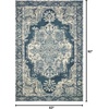 image:imageLoloi Mika MIK11 Ant Ivory IndoorOutdoor Area Rug 53 x 78Dk Blue  Dk Blue