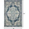image:imageLoloi Mika MIK11 Ant Ivory IndoorOutdoor Area Rug 53 x 78Dk Blue  Dk Blue