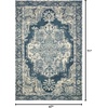 image:imageLoloi Mika MIK11 Ant Ivory IndoorOutdoor Area Rug 53 x 78Dk Blue  Dk Blue