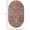 image:imageLoloi Rifle Paper Co Courtyard Collection COU03 Sage 50 x 76 Area Rug feat CloudPileCrimson
