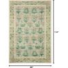 image:imageLoloi Rifle Paper Co Eden Collection EDE01 Mughal Rose Blush 50 x 76 Area Rug feat CloudPileMughal Rose Moss