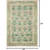 image:imageLoloi Rifle Paper Co Eden Collection EDE01 Mughal Rose Blush 50 x 76 Area Rug feat CloudPileMughal Rose Moss