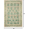 image:imageLoloi Rifle Paper Co Eden Collection EDE01 Mughal Rose Blush 50 x 76 Area Rug feat CloudPileMughal Rose Moss