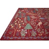 image:imageLoloi Rifle Paper Co Menagerie Black 76 x 96 Area RugCrimson