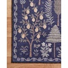 image:imageLoloi Rifle Paper Co Menagerie Black 76 x 96 Area RugNavy