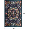 image:imageLoloi Rifle Paper Co Palais Black 76 x 96 Area RugBlack  Multi