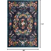 image:imageLoloi Rifle Paper Co Palais Black 76 x 96 Area RugBlack  Multi