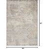 image:imageLoloi Theory Collection THY08 CharcoalGrey Transitional Accent Rug 27 x 4Graylight Yellow