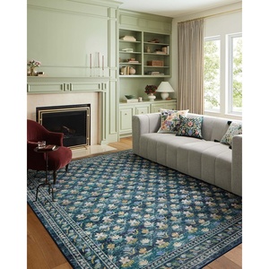 image:imageLoloi Rifle Paper Co Courtyard Collection COU03 Sage 50 x 76 Area Rug feat CloudPileEmerald