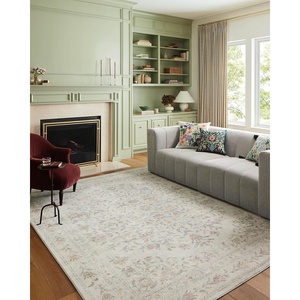 image:imageLoloi Rifle Paper Co Courtyard Collection COU03 Sage 50 x 76 Area Rug feat CloudPileYellow  Multi