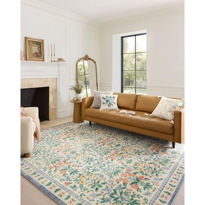 image:imageLoloi Rifle Paper Co Eden Collection EDE01 Mughal Rose Blush 50 x 76 Area Rug feat CloudPileMughal Garden Cream
