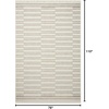 image:imageLoloi Amber Lewis Malibu Collection MAB01 IvoryDove 23 x 77 Runner RugTan  Ivory