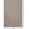 image:imageLoloi Amber Lewis Topanga Collection TOP06 NaturalMist 53 x 76 IndoorOutdoor Area RugNatural  Bone