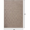 image:imageLoloi Amber Lewis Topanga Collection TOP06 NaturalMist 53 x 76 IndoorOutdoor Area RugNatural  Mist