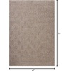 image:imageLoloi Amber Lewis Topanga Collection TOP06 NaturalMist 53 x 76 IndoorOutdoor Area RugNatural  Mist