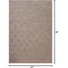 image:imageLoloi Amber Lewis Topanga Collection TOP06 NaturalMist 53 x 76 IndoorOutdoor Area RugNatural  Mist