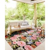 image:imageLoloi Botanical Collection BOT05 Multi 710 x 112 IndoorOutdoor Area RugBlack  Multi