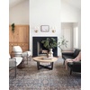 image:imageLoloi Chris Loves Julia Jules Collection JUL07 NaturalOcean 76 x 96 13 Pile Height Area RugDenim  Spice