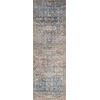 image:imageLoloi Chris Loves Julia Jules Collection JUL07 NaturalOcean 76 x 96 13 Pile Height Area RugDenim  Spice