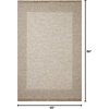 image:imageLoloi Dawn Collection IndoorOutdoor DAW02 Tan 78 x 10 Area RugRusset