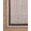 image:imageLoloi Easton Collection ESN05 WheatIvory 23 x 39 Accent RugDove  Coffee