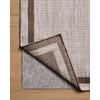 image:imageLoloi Easton Collection ESN05 WheatIvory 23 x 39 Accent RugDove  Coffee