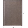 image:imageLoloi Easton Collection ESN05 WheatIvory 23 x 39 Accent RugDove  Coffee