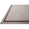 image:imageLoloi Easton Collection ESN05 WheatIvory 23 x 39 Accent RugDove  Coffee