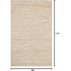 image:imageLoloi Edge Collection ED01 Ivory 50 x 76 Area RugWhite