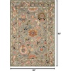 image:imageLoloi Padma 50 x 50 Round Area Rug in GreyMulti  Vintage Inspired Area Rug Abstract Rug with Thick Pile Neutral Wool Area Rug for Living Room Dining Area Bedroom Home OfficeGrey  Multi
