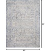 image:imageLoloi Pandora Collection PAN06 IvoryBlue Traditional Area Rug 710 x 10Blue