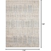 image:imageLoloi Pandora Collection PAN06 IvoryBlue Traditional Area Rug 710 x 10Ivory  Mist