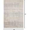 image:imageLoloi Pandora Collection PAN06 IvoryBlue Traditional Area Rug 710 x 10Ivory  Mist