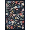 image:imageLoloi Rifle Paper Co Perennial Collection Strawberry Fields PRN02 Mint 710 x 112 IndoorOutdoor Area RugBlack  Navy