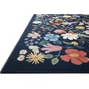 image:imageLoloi Rifle Paper Co Perennial Collection Strawberry Fields PRN02 Mint 710 x 112 IndoorOutdoor Area RugBlack  Navy