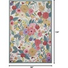 image:imageLoloi Rifle Paper Co Perennial Collection Strawberry Fields PRN02 Mint 710 x 112 IndoorOutdoor Area RugRose  Multi