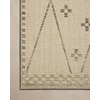 image:imageLoloi Saylor Collection SAY03 EarthNatural 23 x 39 IndoorOutdoor Accent RugIvory  Pebble