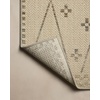 image:imageLoloi Saylor Collection SAY03 EarthNatural 23 x 39 IndoorOutdoor Accent RugIvory  Pebble