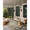 image:imageLoloi Saylor Collection SAY03 EarthNatural 23 x 39 IndoorOutdoor Accent RugSmoke  Ivory