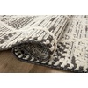 image:imageLoloi Fabian Collection FAB04 GreyCharcoal 67 x 92 Area RugCharcoal  Cream