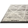 image:imageLoloi Fabian Collection FAB04 GreyCharcoal 67 x 92 Area RugCharcoal  Cream