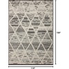 image:imageLoloi Fabian Collection FAB04 GreyCharcoal 67 x 92 Area RugCharcoal  Cream
