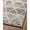 image:imageLoloi Fabian Collection FAB04 GreyCharcoal 67 x 92 Area RugCharcoal  Cream