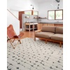 image:imageLoloi Hagen Collection HAG04 WhiteNavy 710 x 1010 Area RugWhite  Navy