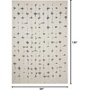 image:imageLoloi Hagen Collection HAG04 WhiteNavy 710 x 1010 Area RugWhite  Navy