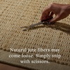 image:imageLoloi Amber Lewis Lilah Collection LIH01 NaturalOlive 50 x 76 Area Rug Jute Wool Cotton Neutral Living Bedroom Dining RugNatural  Bark