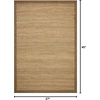 image:imageLoloi Amber Lewis Lilah Collection LIH01 NaturalOlive 50 x 76 Area Rug Jute Wool Cotton Neutral Living Bedroom Dining RugNatural  Bark