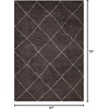 image:imageLoloi Bliss Shag Collection BLS01 GreyWhite 311 x 6 Runner RugBark  Grey