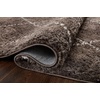 image:imageLoloi Bliss Shag Collection BLS01 GreyWhite 311 x 6 Runner RugBark  Grey